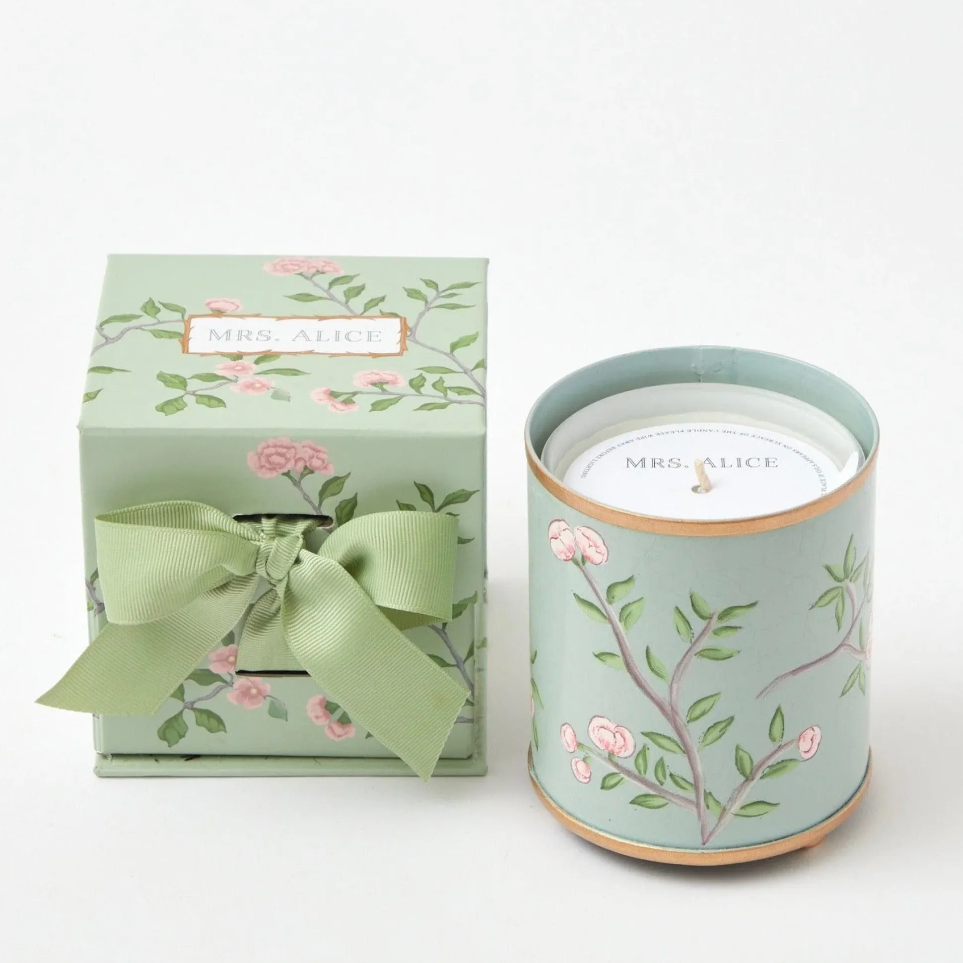 Velvet Oak Tole Candle Pot