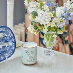 Velvet Oak Tole Candle Pot