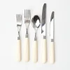 White Ivory Cutlery (5 Piece)