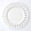 White Lace Dinner Plate