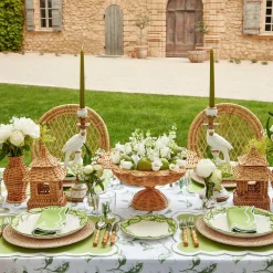 White Parrot Candle Holder (Pair)