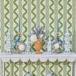 White Porcelain Pagoda Decoration Set