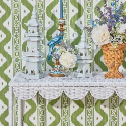 White Porcelain Pagodas (Pair)