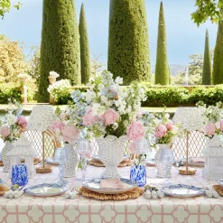 White Rattan Decoration Set