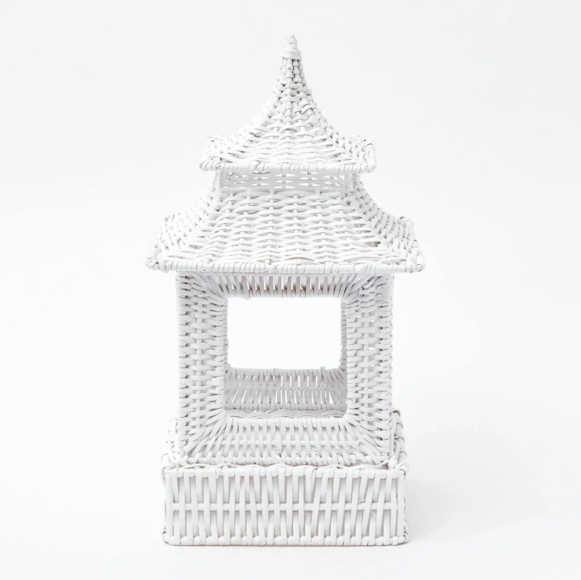 White Rattan Pagoda Lantern