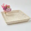 White Rattan Tray