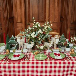 White Ribbon Water & Wine Glassware Set