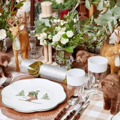 White Ribbon Water & Wine Glassware Set