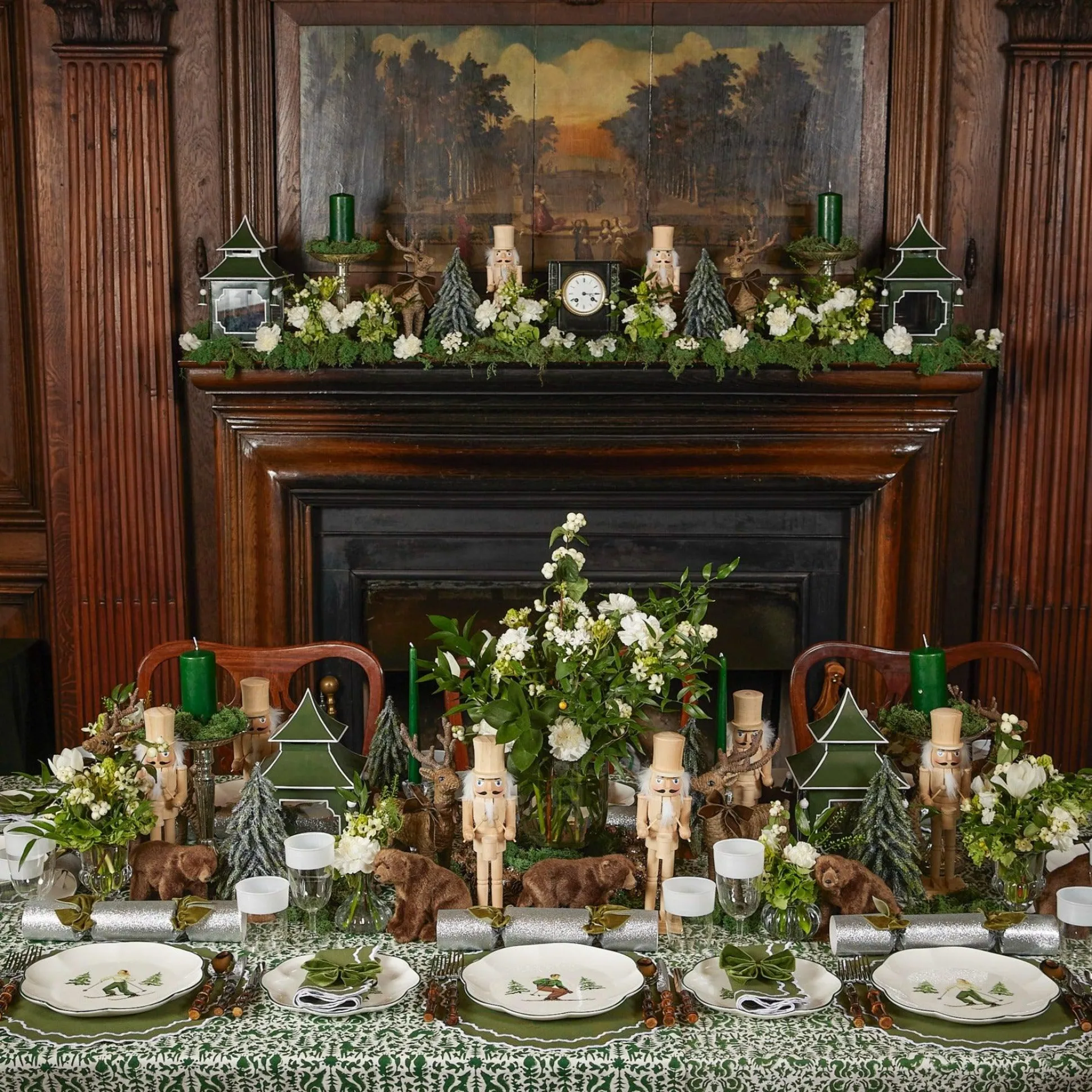 White Ribbon Water & Wine Glassware Set