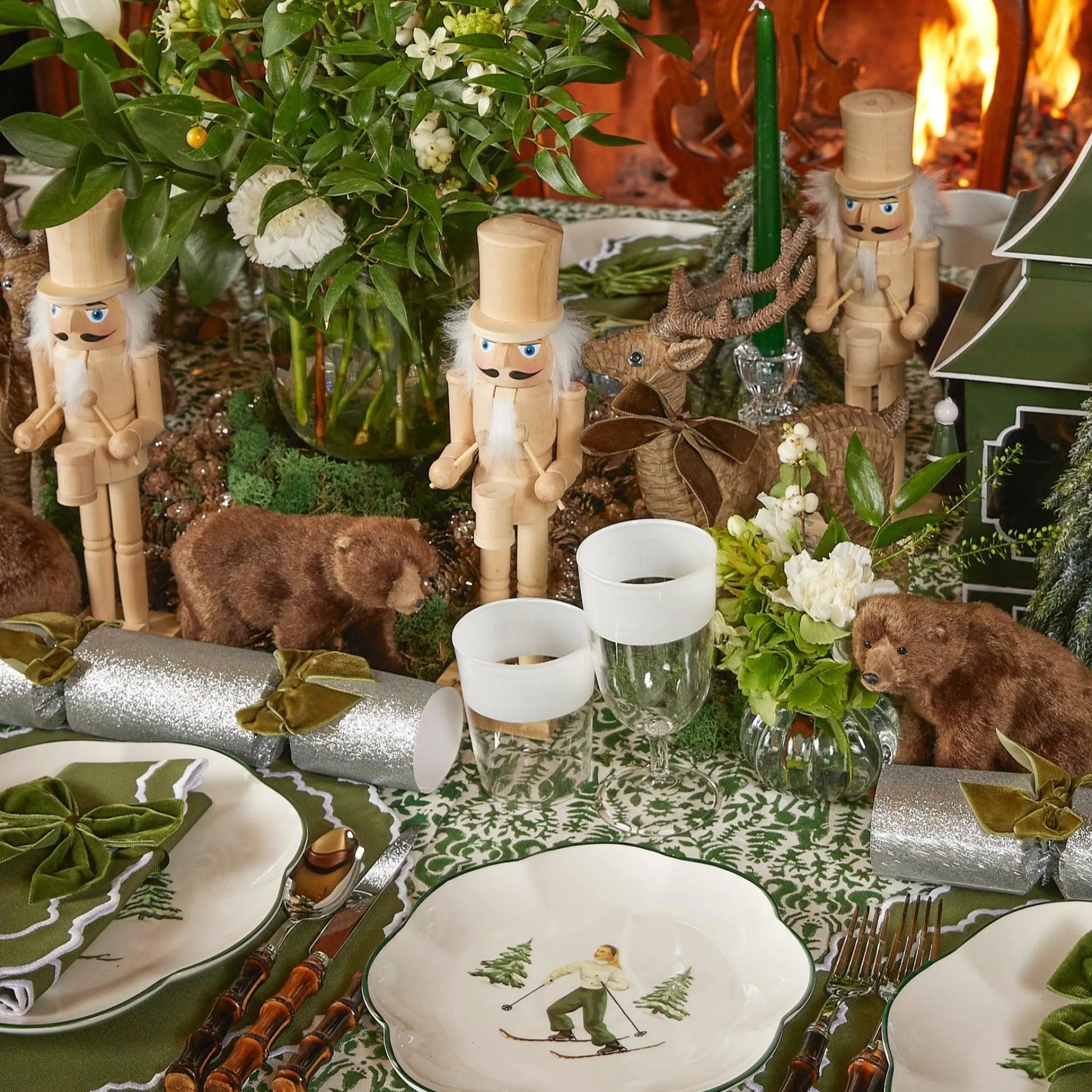 White Ribbon Water Glasses (Set Of 4)