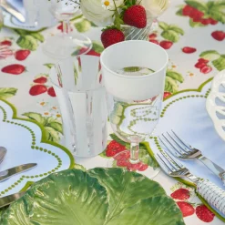 White Ribbon Wine Glasses (Set Of 4)