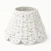 White Seagrass Lampshade