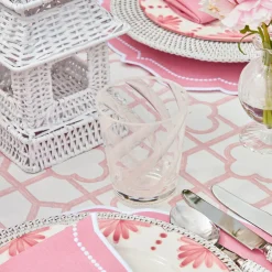 White Swirl Outdoor Glasses (Set Of 6)