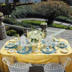 Yellow Capri Lettuce Dinner & Starter Plates (Set Of 8)