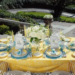 Yellow Capri Lettuce Starter Plates (Set Of 4)