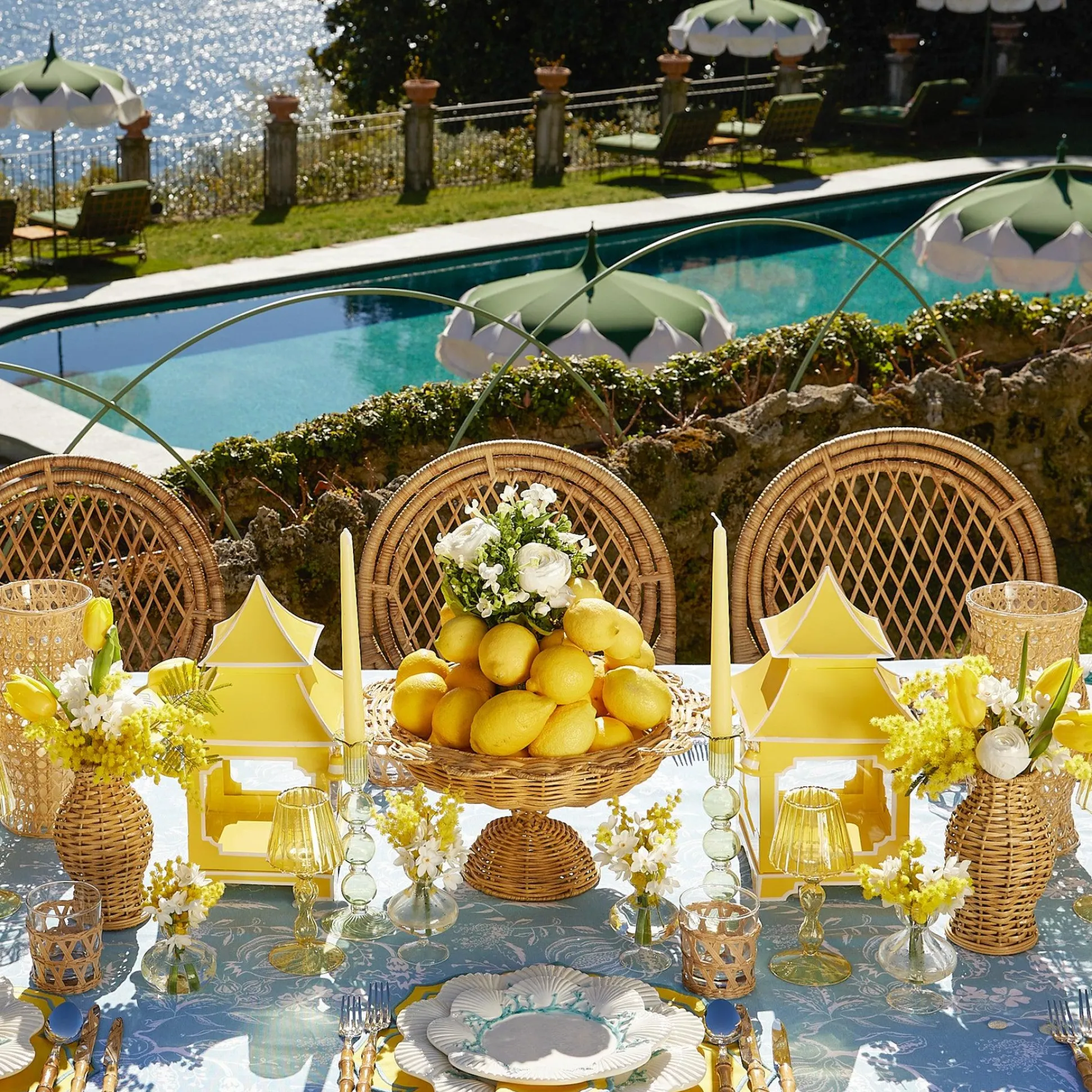 Yellow Pagoda Lantern